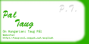 pal taug business card